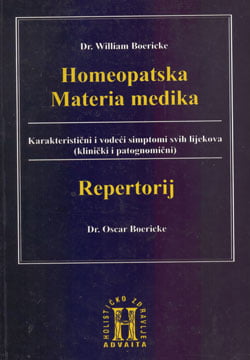 Homeopatska Materia medika / Repertorij