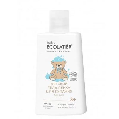Šampon za bebe sa ekstraktom pamuka i mlečnom kiselinom 3+ 250 ml - ECOLATIER Baby